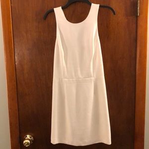 White mini dress. Great for brides to be!